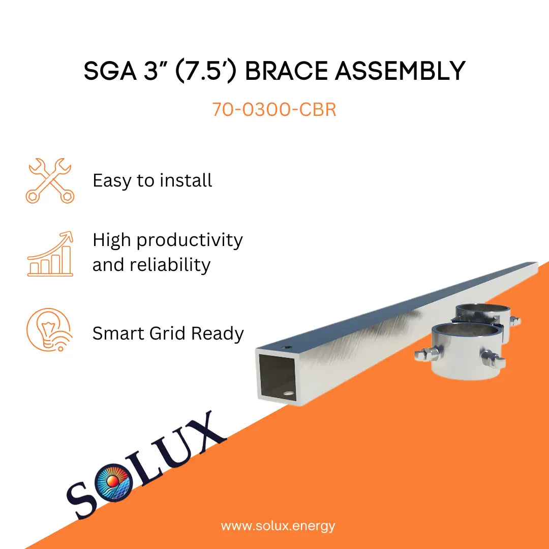 This is an image of Grounding Assemblies - SGA 3” (7.5’) Brace Assembly